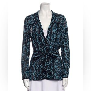 Per Se by Carlisle Embroidered Blazer Size 2
